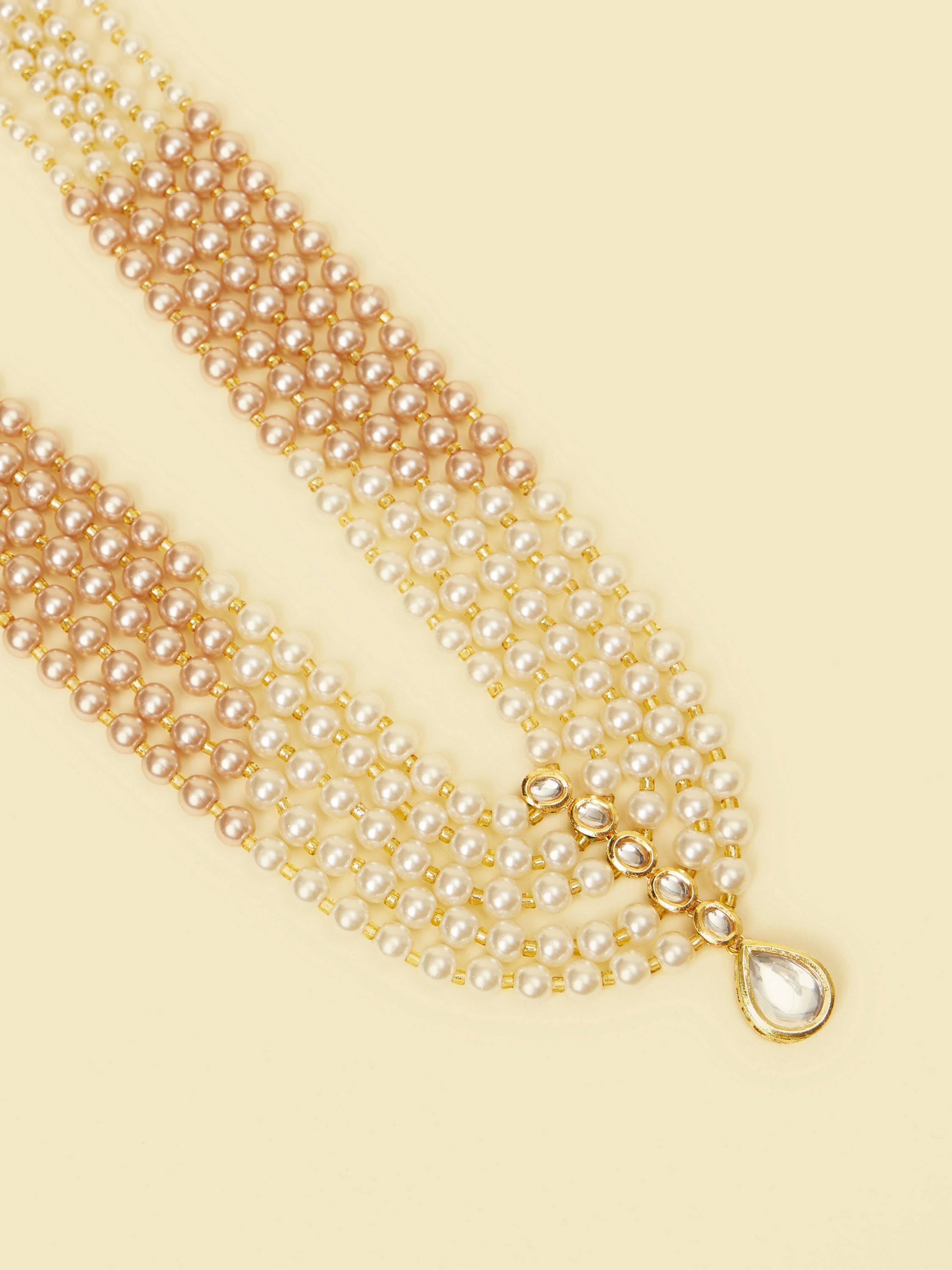 Manyavar Men Beige Elegance Mala