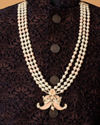 Manyavar Men Peach Elegance Mala