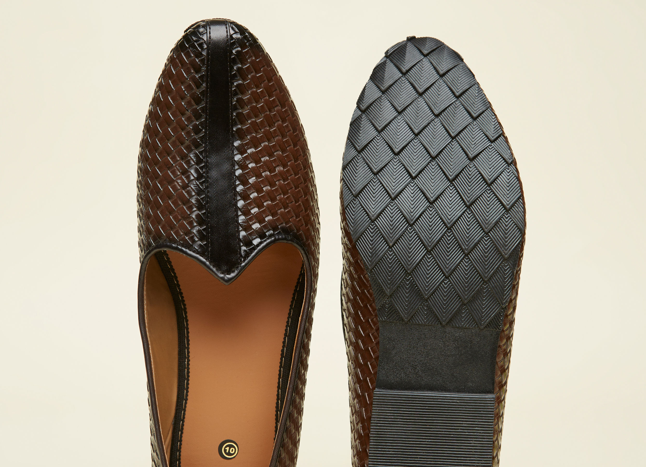 Twamev Men Classic Brown Juti