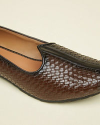 Twamev Men Classic Brown Juti