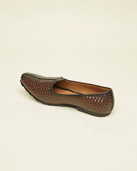Twamev Men Classic Brown Juti