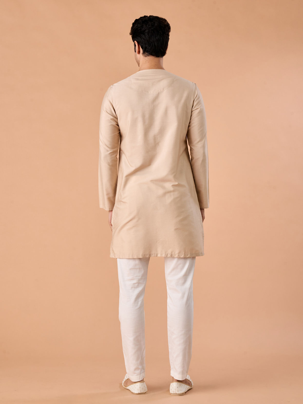 Manyavar Men Walnut Elegance Kurta