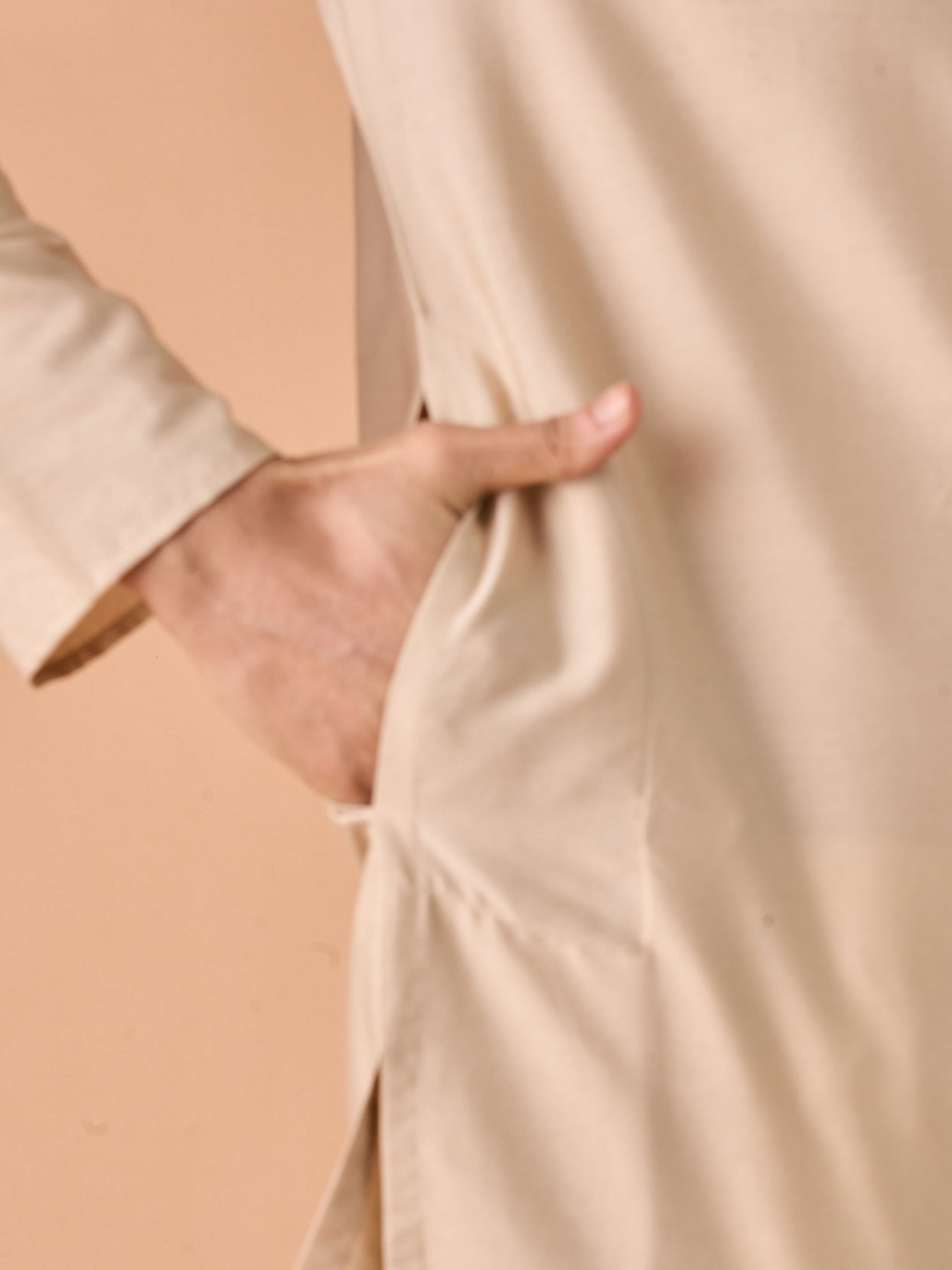 Manyavar Men Walnut Elegance Kurta