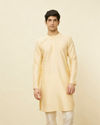 Biscuit Beige Bandhgala Kurta image number 0