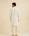 Manyavar Men White Plain Kurta