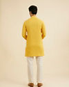Manyavar Men Yellow Radiance Mid length Kurta