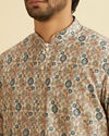 Manyavar Men Beige Majesty Kurta