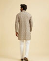 Manyavar Men Beige Majesty Kurta