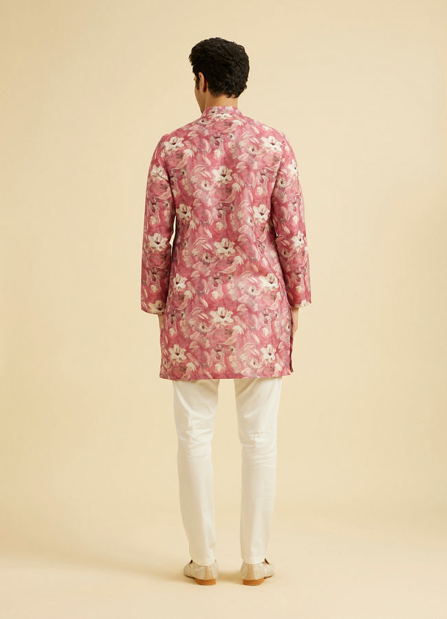 Manyavar Men Coral Delight Kurta