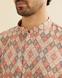 Manyavar Men Beige Kurta Delight