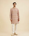 Manyavar Men Beige Kurta Delight
