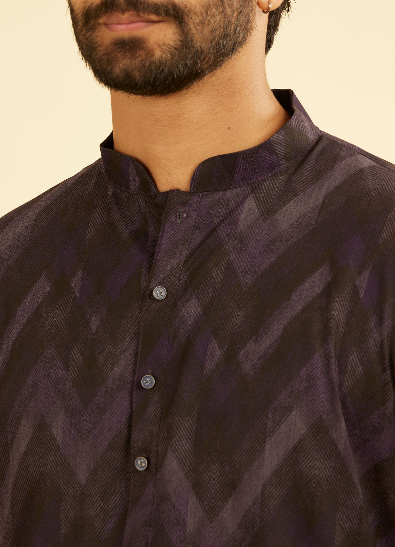 Manyavar Men Exquisite Purple Kurta