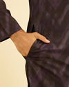 Manyavar Men Exquisite Purple Kurta