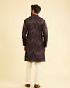 Manyavar Men Exquisite Purple Kurta