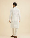 Manyavar Men Snow White Buta Patterned Kurta