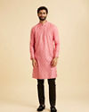 Manyavar Men Coral Radiance Kurta