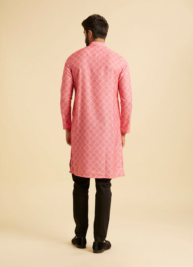 Manyavar Men Coral Radiance Kurta