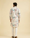 Manyavar Men Warm White Elegance Kurta