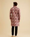 Manyavar Men Coral Pink Kurta
