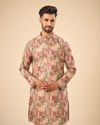 Beige Mid Length Kurta Splendor