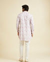 Manyavar Men Pink Elegance Mid Length Kurta