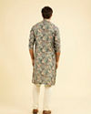 Manyavar Men Teal Blue Vibrancy Kurta