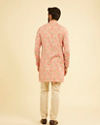 Manyavar Men Pink Festive Charm Kurta
