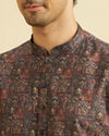 Manyavar Men Sapphire Charm Kurta