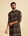 Black Elegance Mid Length Kurta