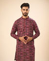 Glowing Pink Cotton Elegance Kurta