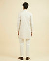 Manyavar Men Beige Enchantment Mid Length Kurta