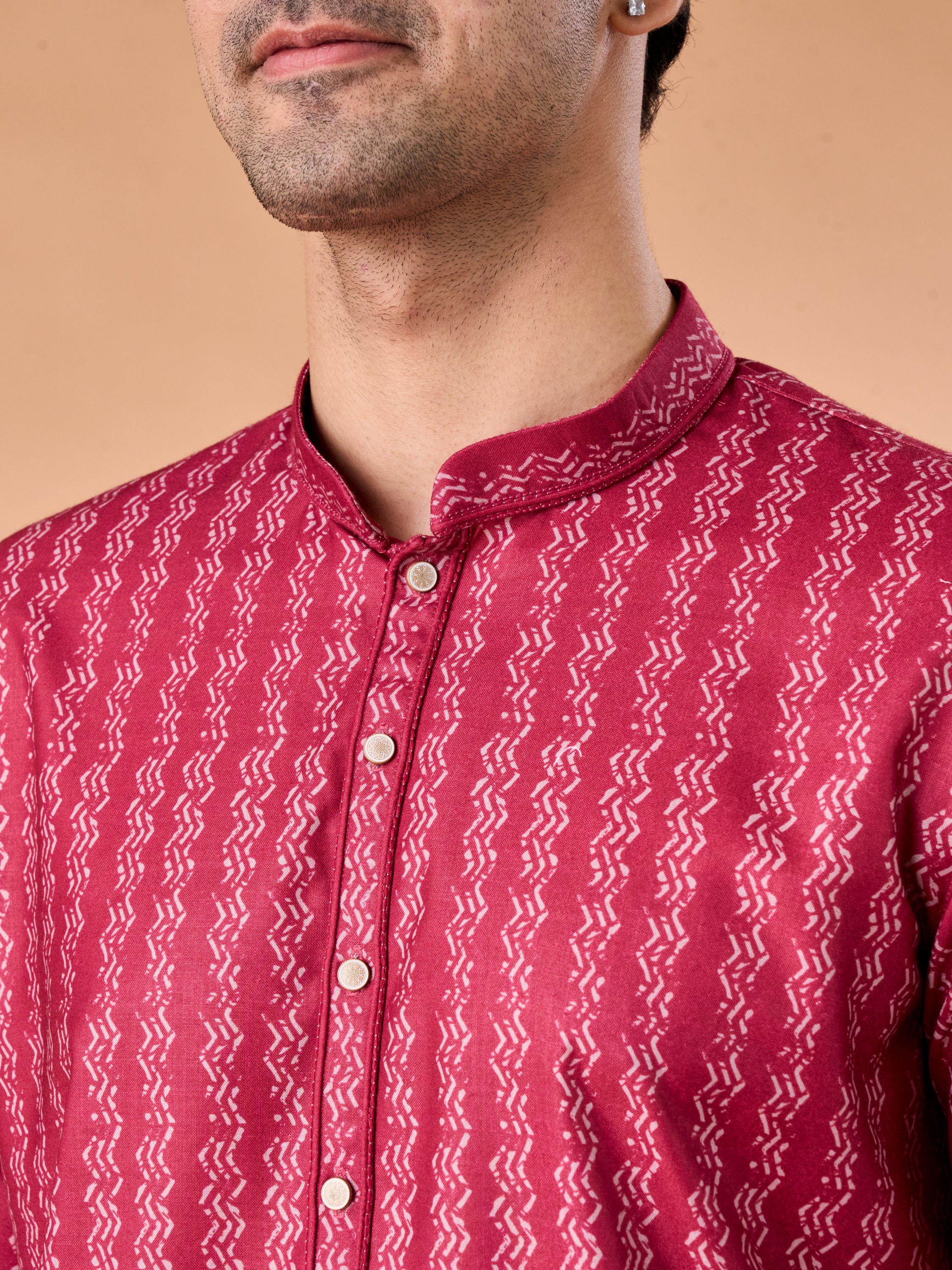 Manyavar Men Coral Elegance Kurta