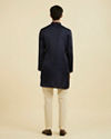 Manyavar Men Regal Dark Blue Kurta