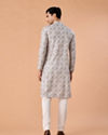 Manyavar Men Timeless Elegance Cream Kurta