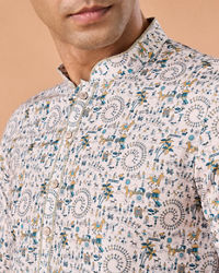 Manyavar Men Timeless Elegance Cream Kurta