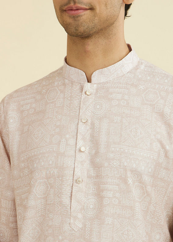 Manyavar Men Natural Elegance Kurta