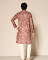 Manyavar Men Rust Radiance Kurta