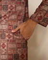 Manyavar Men Rust Radiance Kurta