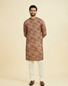 Manyavar Men Rust Radiance Kurta