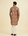 Manyavar Men Rust Radiance Kurta