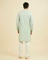 Manyavar Men Light Mid Green Kurta