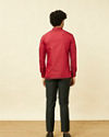 Red Chilli Pepper Short Kurta image number 4