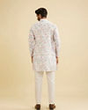 Manyavar Men Radiant Cream Blended Cotton Kurta