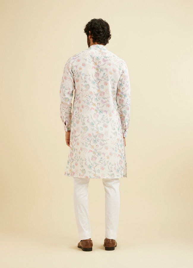 Manyavar Men Aqua Green Festivity Kurta