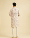 Manyavar Men Peach Majesty Kurta