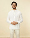 Whisper White Classic Short Kurta