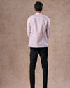 Manyavar Men Lilac Elegance Short Kurta