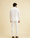 Manyavar Men Warm White Classic Short Kurta