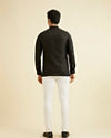 Manyavar Men Midnight Black Classic Short Kurta