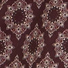 Wine Red Jaal and Medallion Patterned Short Kurta